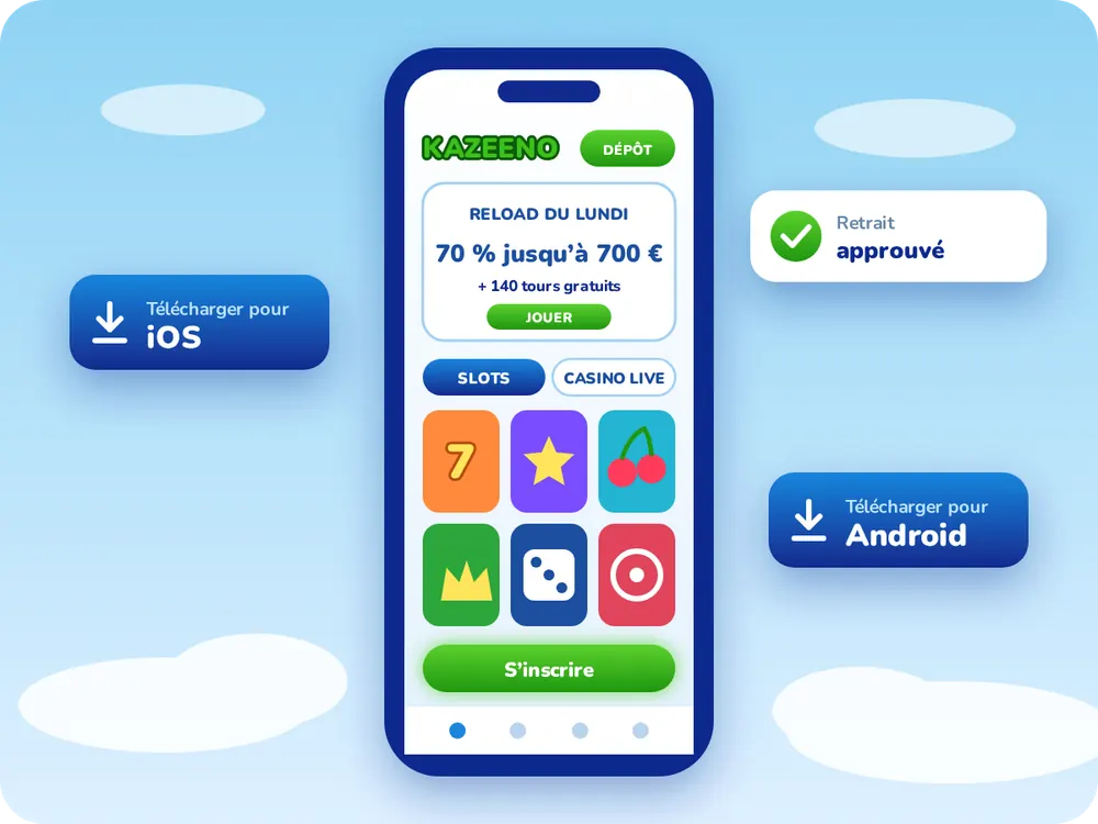 Kazeeno Casino application